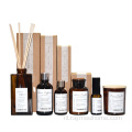 120 ml Amber Glass Aroma Olie Geur riet Diffuser